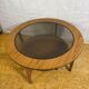 Mid Century Retro Vintage Round Coffee Table (Circa 1960–1970)  A stylish a
