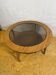 Mid Century Retro Vintage Round Coffee Table (Circa 1960–1970)  A stylish a