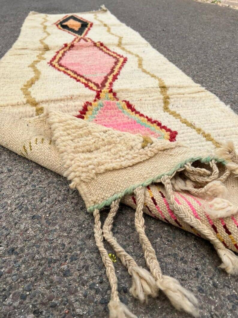 Handmade runner rug 300cm x 100cm