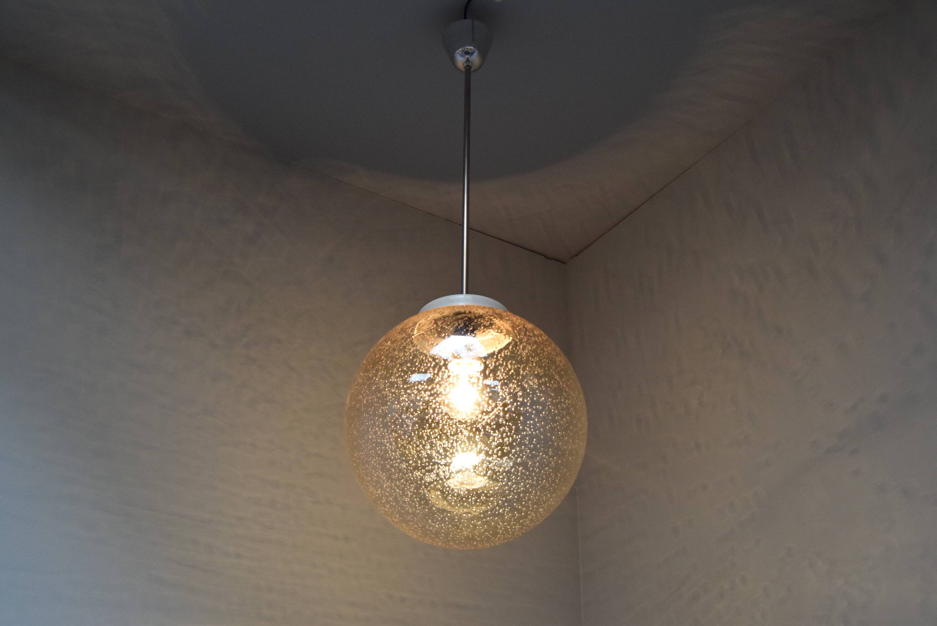 Mid-century pendant from Kamenický Šenov, Czechoslovakia, 1970s