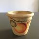 Peach decorative pot