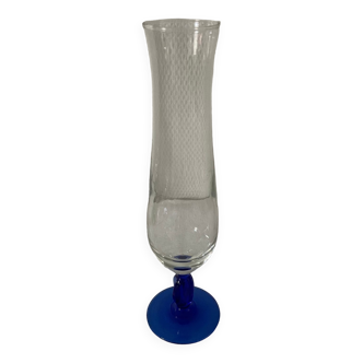 Glass soliflora, blue foot