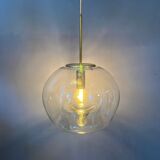 Lampe pendentif en verre vintage Doria Leuchten