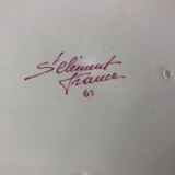 Plate Saint Clement France decoration