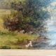 Oil on panel painting signed K. Vukovic landscape montage