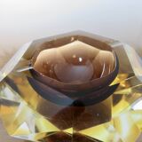 Cendrier Sommerso Murano, design d'Alessandro Mandruzzato, années 70