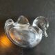 vide poche canard en cristal