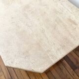 Table basse en travertin vintage
