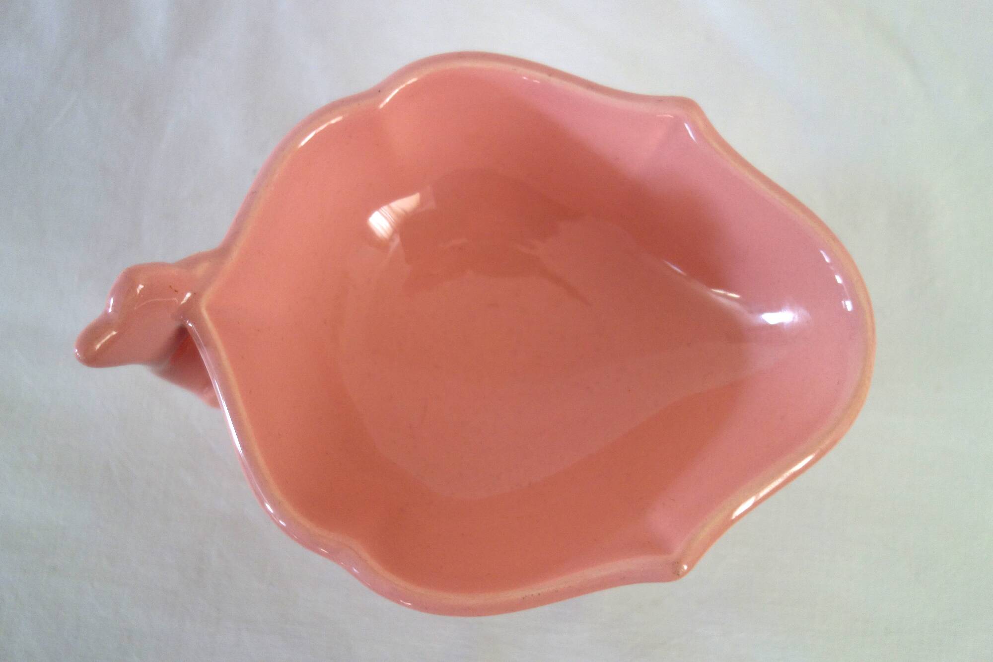 Vintage earthenware fish pocket from Salins