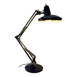 Blue desk lamp '67 G De Luxe' by Fase Madrid, Spain 1970