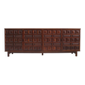 Spanish Brutalist Sideboard Credenza