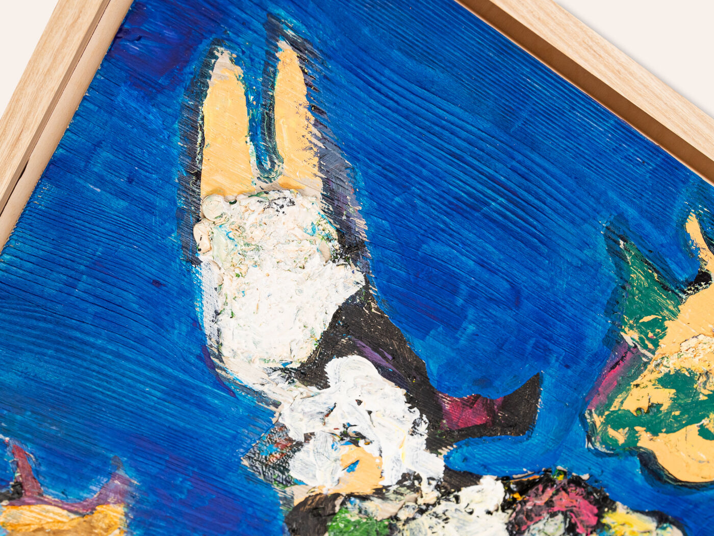 Flying Objects, Oil on Plate, 42 x 46 cm