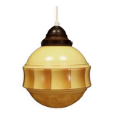 Lampe à suspension en verre, design danois, années 1970, production : Danemark
