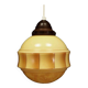 Glass pendant lamp, Danish design, 1970s, production: Denmark
