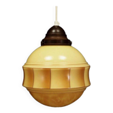 Lampe à suspension en verre, design danois, années 1970, production : Danemark
