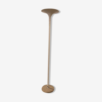 Lampadaire travertin acier