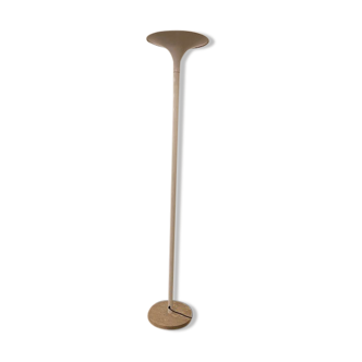 Travertine steel floor lamp