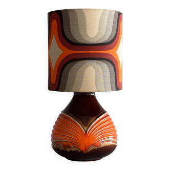 Vintage lampe de table  en céramique W.Germany