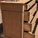 Oak chest of drawers