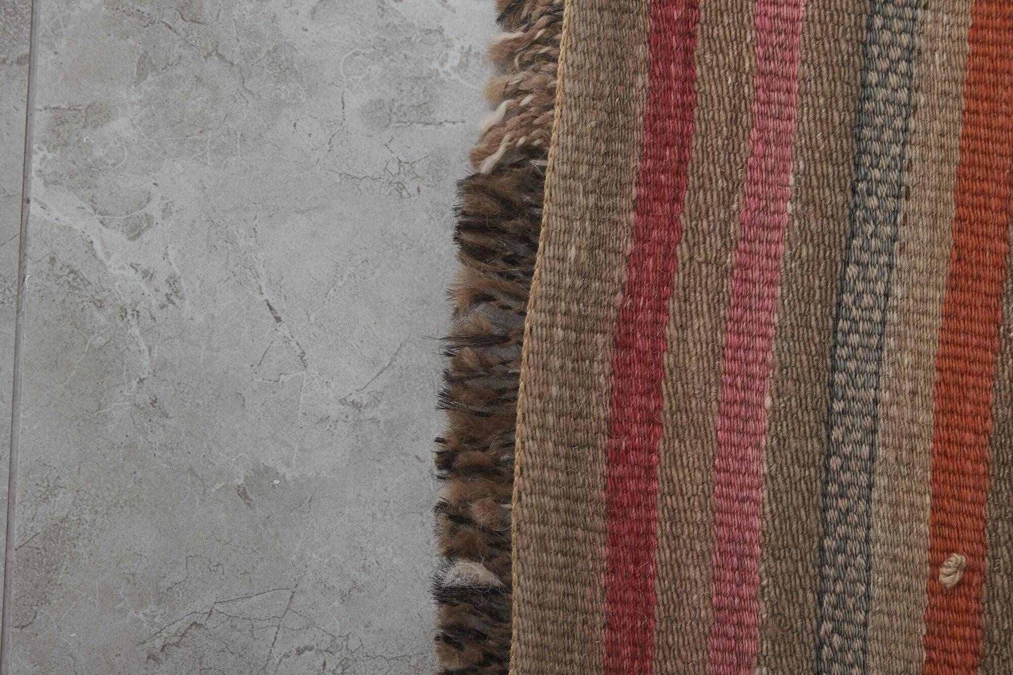Vintage Turkish hallway rug 68x566 cm