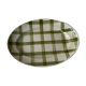 Selency oval checkered dish x Monoprix Croisé Laroche