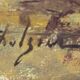 Tableau Marine HST "Bord de méditerranéen" signé + cadre