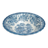 Saladier vintage Myott Meakin toile de Jouy bleu – faïence anglaise – décor champêtre