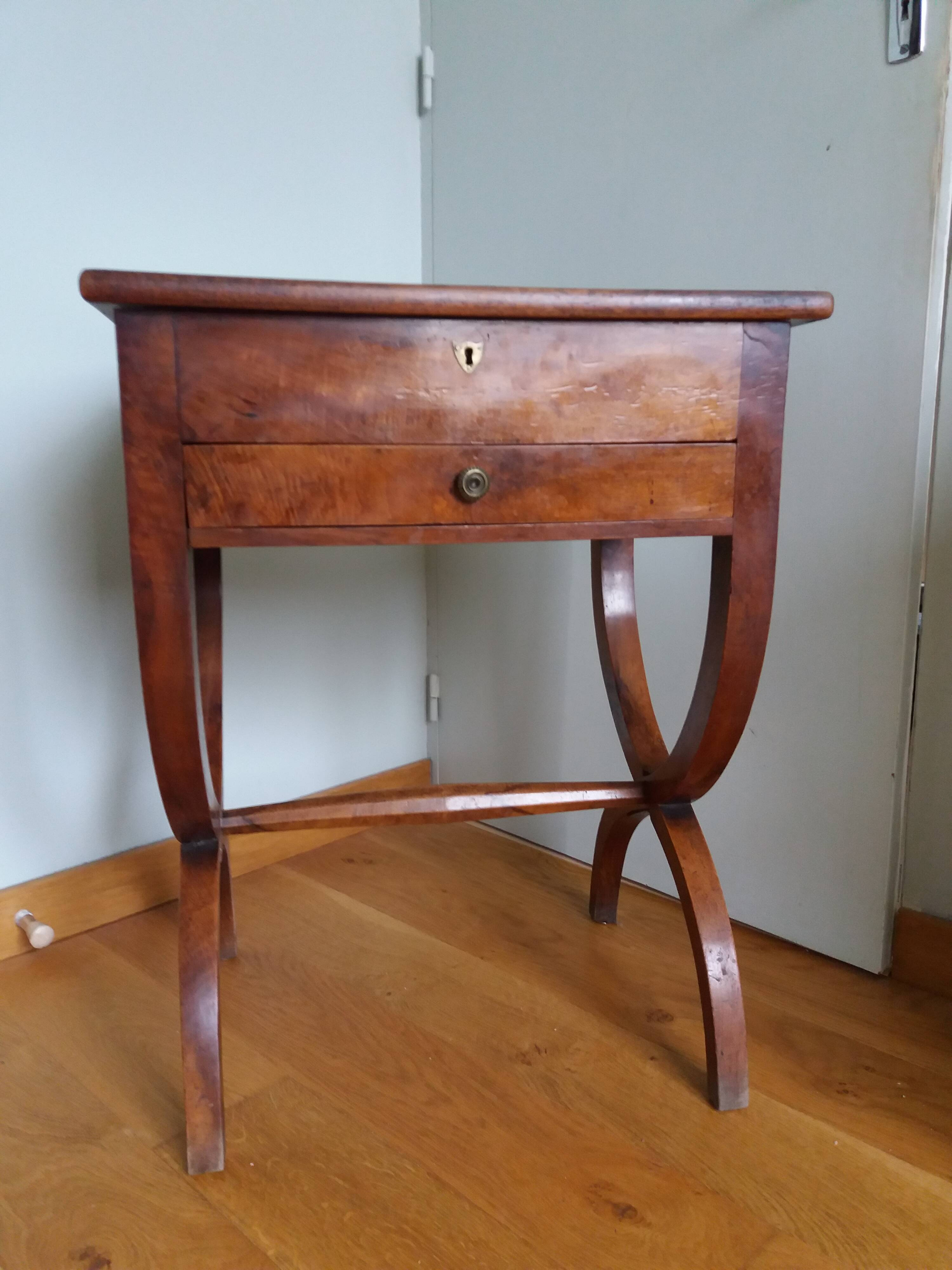 19th century sewing worker's work table