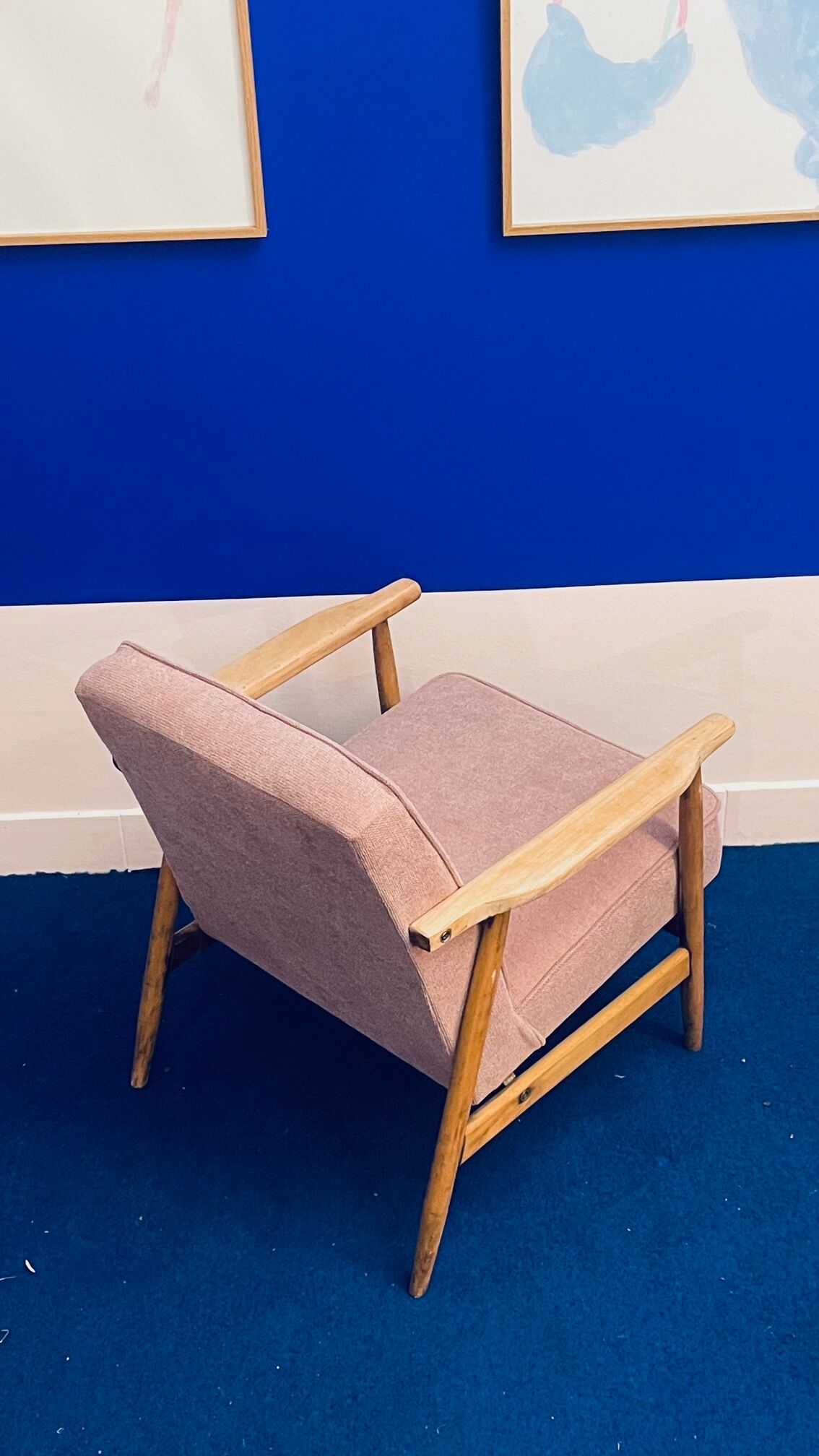 Polish Scandinavian armchair from the 60s Scandinavian design
