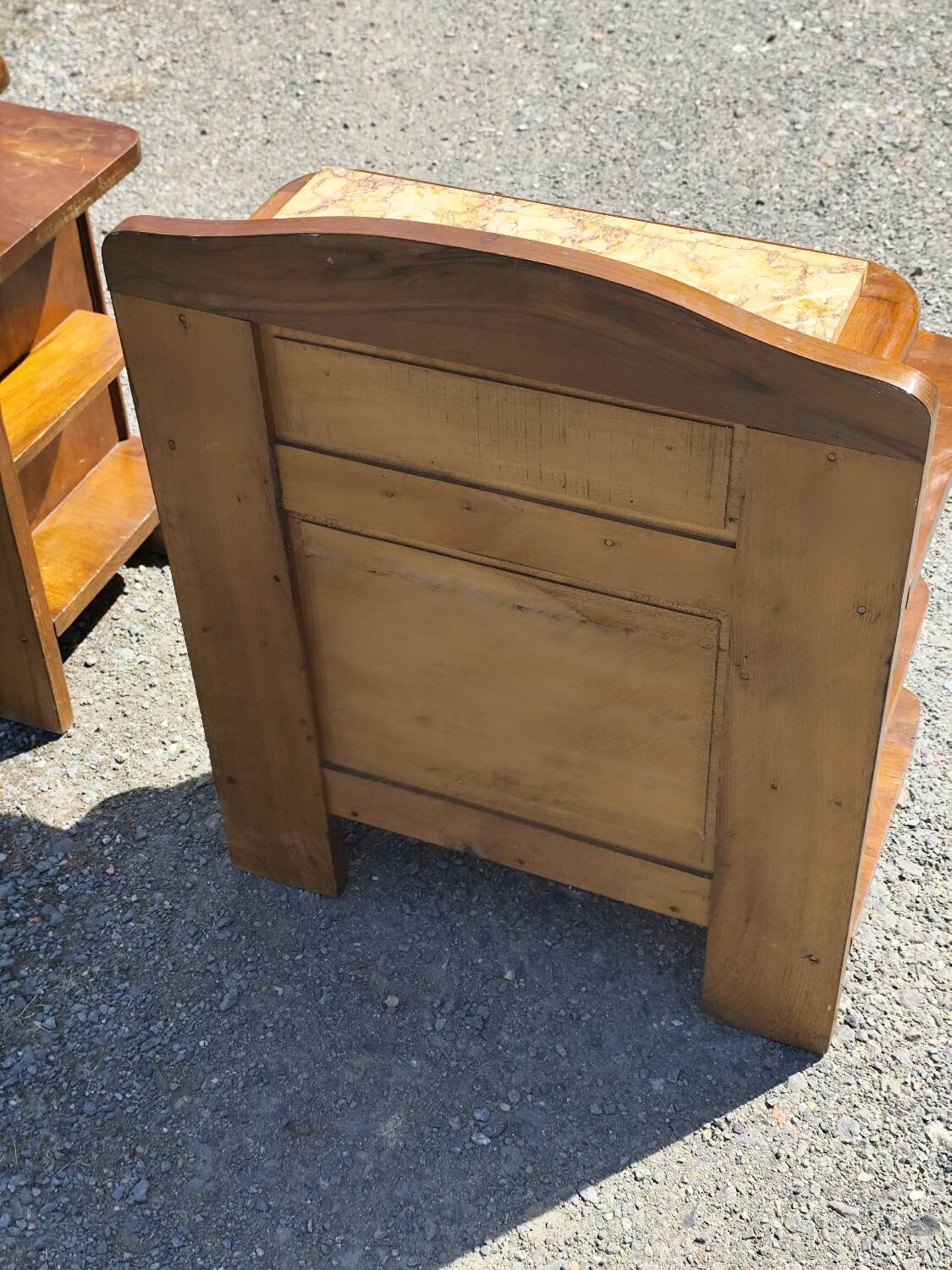 Paire de chevets bois année 50