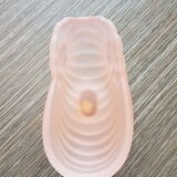 Amonite en cristal rose