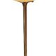Art Deco floor lamp in brass and opaline glass - 130 cm