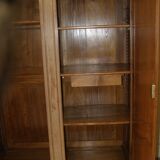 Solid oak cabinet from the 60s 2 doors with locks and keys