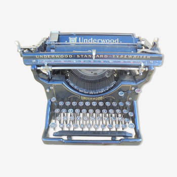 Machine à ecrire underwood début XXiéme usa