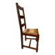 Set of 8 solid varnished oak chairs in excellent condition