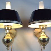 English style sconces by Erik Wärnå for EWÅ, Värnamo, Sweden. 1970's.