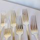 6 silver-plated forks hallmarked by the Liberty goldsmith, shell model 2106253