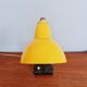 Casserole lamp in yellow lacquered metal and black marble, 1950s