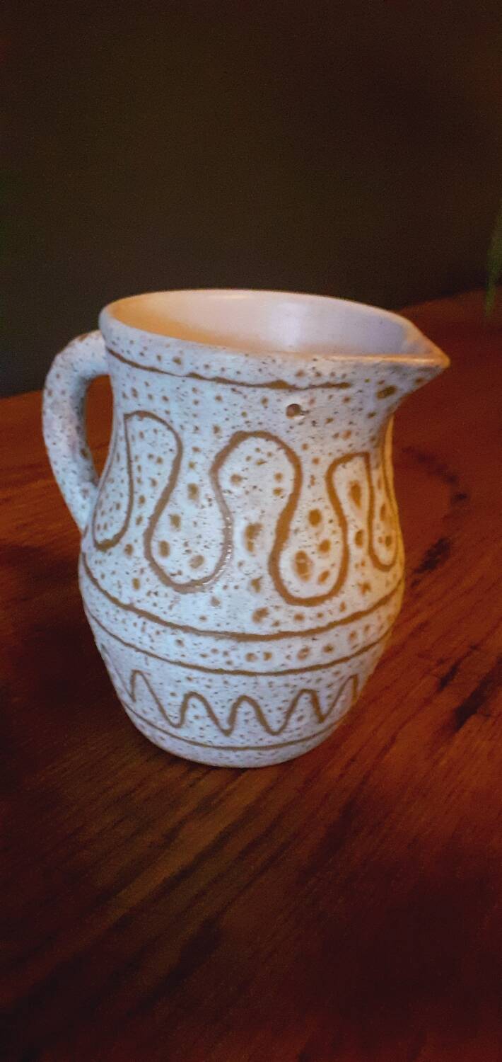 Pitcher year 50/60 ceramic by Jean Austruy (1910-2012) Vallauris