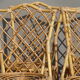 Set of 6 bamboo and rattan chairs