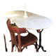 Marble bistro table