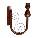 Copper metal sconce