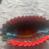 Fruit cup in enamelled ceramic stamped Vallauris, vintage 1960