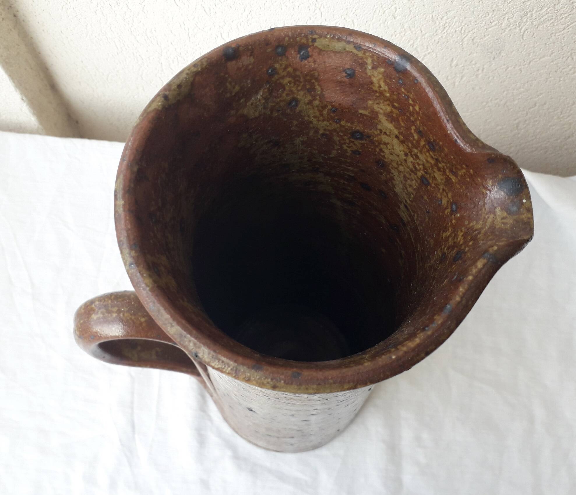 Pyrite stone jug