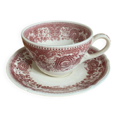 Cup + saucer antique villeroy & boch burgenland model ceramic