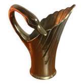 Vase cygne en laiton massif