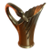 Vase cygne en laiton massif