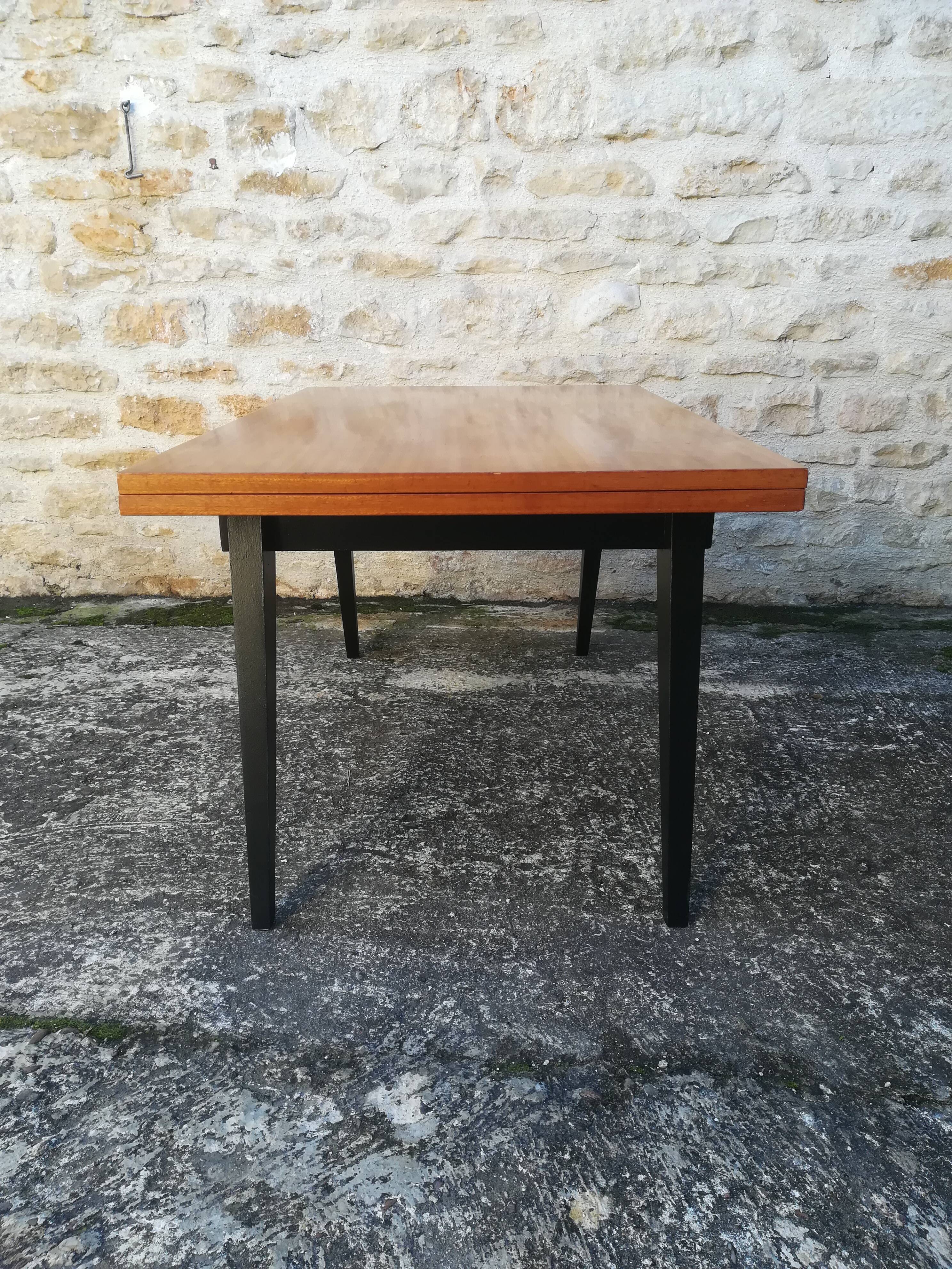 Modular teak coffee table Albert Ducrot