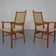 Set of Vintage Danish Teak Dining Armchairs, 1960s
