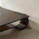 Coffee table in smoked brown plexiglass, roche bobois 1970
